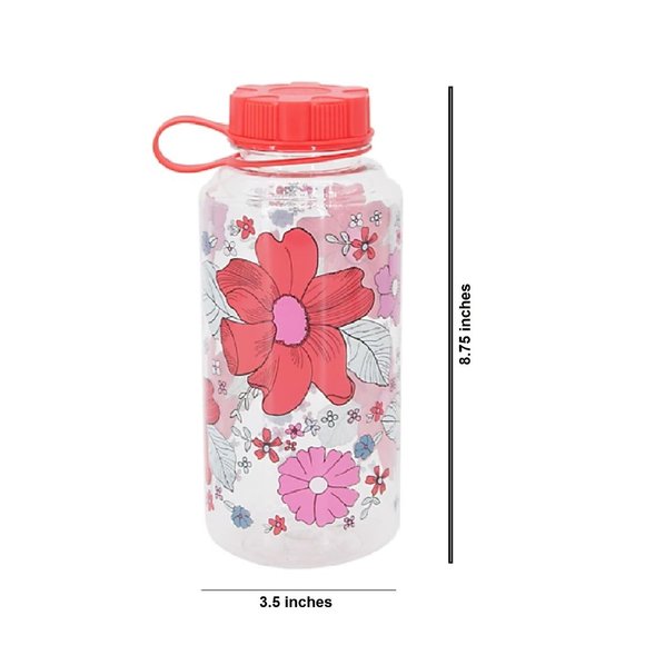 FREE if added to a $50 Bundle: 1 RED FLORAL Wild Sage 32-oz Water Bottle w/ Lid - Picture 2 of 3